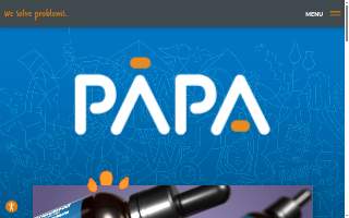 Papa Advertising website