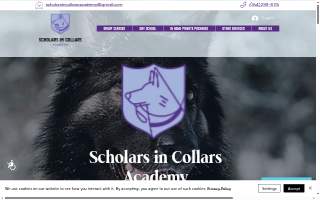 Scholars in Collars Academy website