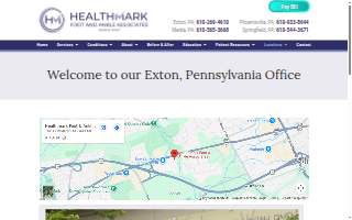 Healthmark Foot & Ankle Associates website