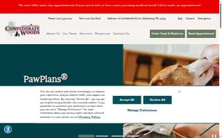 Confederate Woods Vet Hospital: Laucks Daniel P DVM website