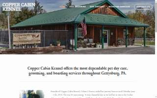 Copper Cabin Kennel website