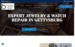 Gettysburg Jewelry Repair website