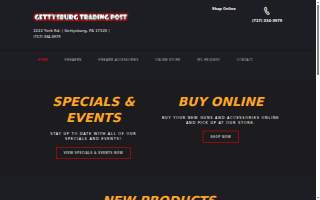 Gettysburg Trading Post website
