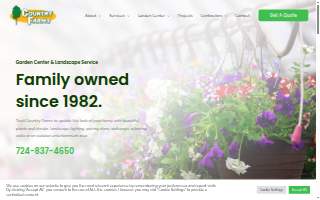 Country Farms Garden Center and Landscape Service website