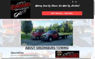 Greensburg Towing Service website