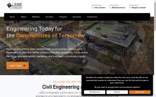 LSSE Civil Engineers and Surveyors of Greensburg website