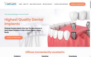 Pittsburgh Precision Implants website