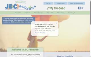 JDC Pediatrics of Hampden Township website
