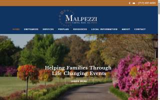 Malpezzi Funeral Home website