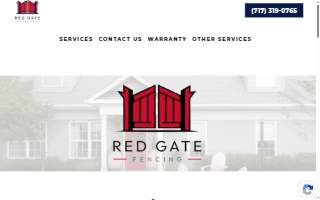 Red Gate Fencing website