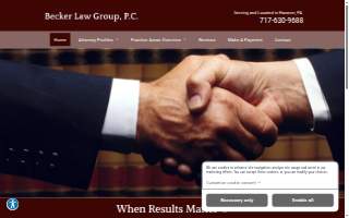 Becker Law Group, P.C. website