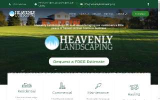Heavenly Landscaping LLC website
