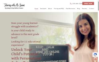 Tutoring with Ms. Susan LLC website
