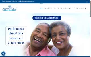Advanced Dental Partners website