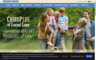 ChiroPlus of Locust Lane website