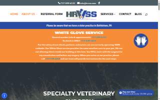 Harrisburg Regional Veterinary Surgical Specialty website