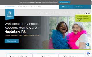 Comfort Keepers of Hazleton website