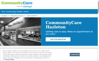 CommunityCare Express Hazleton website