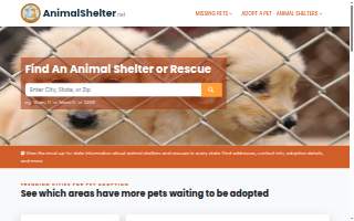 Hazleton Animal Shelter website