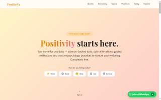 Hope In Action website