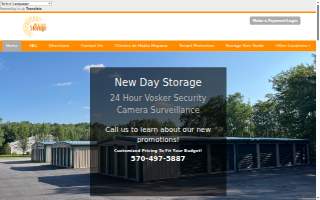 New Day Storage, LLC website