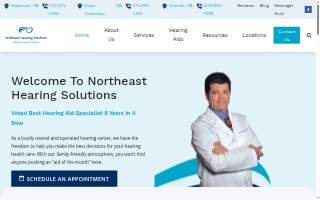 Northeast Hearing Solutions website
