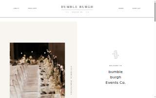 bumble burgh Events Co. website