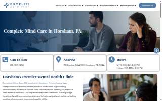 Complete Mind Care of PA-Horsham website