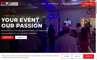 911 Sound Pros website