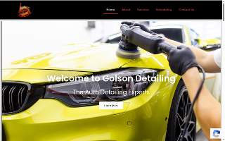 Golson Detailing website