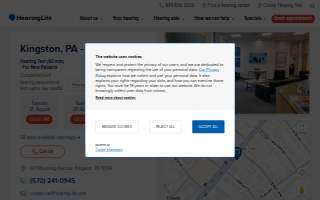 HearingLife of Kingston website