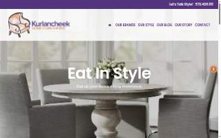 Kurlancheek Home Furnishings website