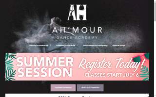 AH'mour Dance Academy website