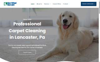 Certified Carpet website
