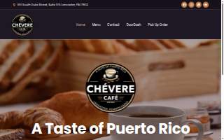 Chevere Cafe website