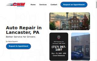 CNM Auto Repair website