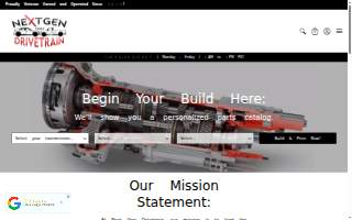 Next Gen Drivetrain, Inc. website