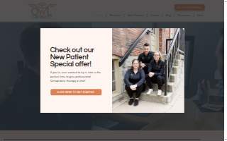 OWL Chiropractic Center website