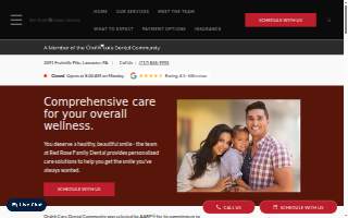 Red Rose Family Dental website