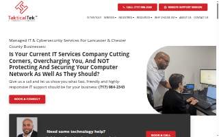 Taktical Tek, Inc. - Lancaster IT Services website