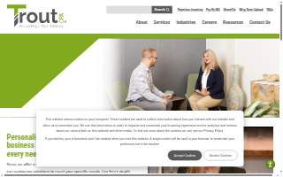 Trout CPA website