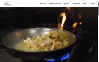AAC Event Catering website