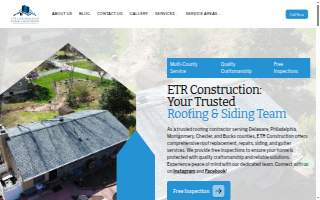 ETR Construction website
