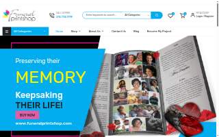 Funeral Printshop website