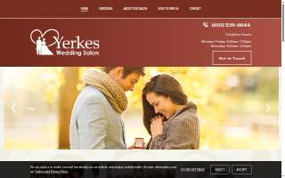 Yerkes Wedding Salon website