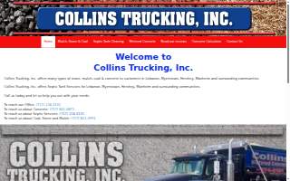 Collins Trucking, Inc. website