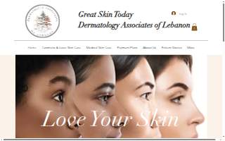 Great Skin Today Dermatology Associates of Lebanon website