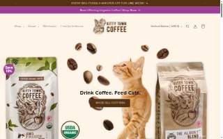 Kitty Town Coffee website