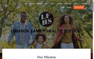 Lebanon Family Health Services website