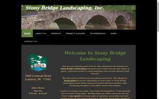 Stony Bridge Landscaping website
